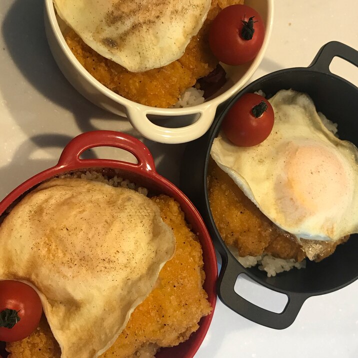 簡単弁当ファミチキ丼